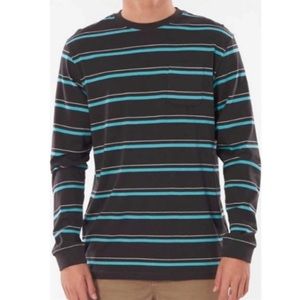 NWT RIPCURL Saltwater Culture Aurora Stripe Long Sleeve Shirt | Size Large